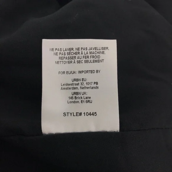 Anthropologie Hutch Black Ruched Puff Off Shoulder Sleeve Mini Dress Size 14 NWT - Picture 10 of 10